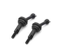 Arbre Transmission rc Compatible avec Wltoys K969 K989 K979 P929 1/28 RC Pièces De Mise À Niveau pour Voitures 1 Paire Arbre De Cardan CVD en Métal Rallongé De 2 Mm avec Écrou M2(Black)