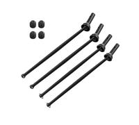 Arbre Transmission RC pour Arrma Fireteam pour Talion 6S ARA106048 1/7 Ensemble D'arbres Transmission CVD Avant Arrière Acier Pièces Rechange Mise À Niveau Voiture RC(Black)