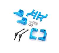 Arbre Transmission RC pour Tamiya CC01 TA02 TA03 1/10 Aluminium Avant Bras Oscillant Joint Arbre Transmission Moyeu pour Porte Base C Ensemble RC Voiture Réparation Pièces(Blue)