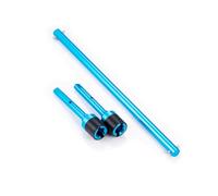 Arbre Transmission RC pour Tamiya pour TT02 1/10 Alliage D'aluminium Arbre Transmission Central Différentiel Joint D'hélice Pièces Réparation Voiture RC Drift(Blue1)