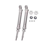 Arbre Transmission RC pour Traxxas pour Slash NSV775 1/10 Ensemble D'arbres Transmission CVD Arrière Métal Réparations Améliorations Voitures Télécommandées Accessoires Remplacement(Silver)