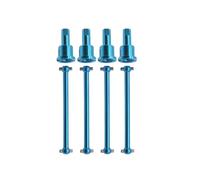 Arbre Transmission RC Pour WLtoys A949 A959 A969 A979 1/18 8 Pièces Aluminium 51,5 Mm Dogbone Diff Cup Joint Set RC Car Upgrades Replacement Parts(Blue)