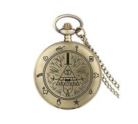 (Arbre triangulaire) Hot Movie Extension King's Cross Londres 9 34 Quai Quartz Montre de poche Bronze