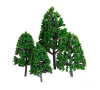 Arbre Vert De 3 À 16 Cm, 22 Pièces, Aménagement De Paysage De Jeu De Guerre, Architecture De Train
