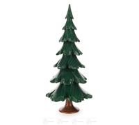 Arbre Vert Lasuré Hauteur = 19Cm NEU Erzgebirge Arbre En Bois Décoratif