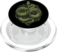 Arbre Vert Python Battement De Coeur Reptile Serpent PopSockets PopGrip pour MagSafe