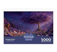 Arbre Violet Puzzle 3D en Papier 70x50cm/1000pcs, Licorne - Jeux ÉduChatifs & Relaxants, Créatifs + Décoration, Excellent Cadeau Familial