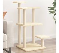 Arbres à Chat avec Plates-formes Centre d'Activités Poteaux Gris Clair vidaXL