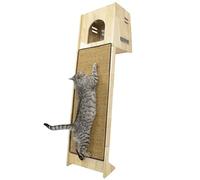 Arbres à chat Planche à gratter, Cadre d'escalade en bois massif, Mural pour petit appartement, Aucun espace requis, nid pour chat