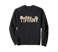 Arbres à Chat Tiffany - Art personnalisé avec nom Mignon Sweatshirt