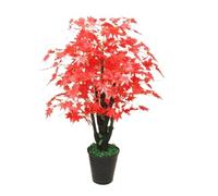 Arbres Artificiels Arbre Artificiel Automne Plante Faux érable Rouge Plante buissons Faux extérieur Grande Plante Artificielle for la Maison Bureau décor intérieur Fausse Plante (Size : C-160cm)