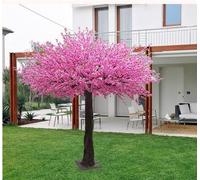 Arbres artificiels, arbre de fleur de cerisier artificiel quitte les plantes artificielles arbres de fleur de cerisier, utilisés pour les événements de mariage, décoration de maison intérieure et