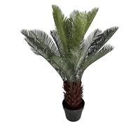 Arbres artificiels d'intérieur 80 cm/2,62 Pieds Faux Arbre simulé Plante en Pot Cycas dans Un Pot Noir pour décoration de Plante Artificielle intérieure et extérieure Arbre Artificiel