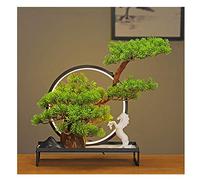 Arbres artificiels Simulation créative Plantes Vertes Nouveau pin de Bienvenue Chinois décoration Salon hôtel Maison entrée Bureau décoration Cadeau Plantes en Pot