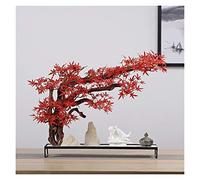 Arbres artificiels Simulation Feuille d'érable bonsaï Ornements Salon Bureau Porche allée en Pot Micro Paysage Ornements Plantes en Pot