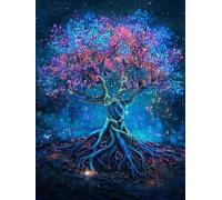 Arbres ColoréS Puzzle 1000 Pieces, Puzzle Adulte 1000, Impossible Classique Jigsaw, Familial Puzzles Jeu de, Jigsaws en Bois, pour Jeu Éducatif Défi, Décoration Murale Cadeau FNKL5-138