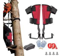 Arbres Crampons d'arbre à l'escalade,Équipement d'escalade des Arbres,Chaussures d'escalade d'arbre,Simple à Utiliser avec Gants et Sangles de Pied pour cueillir des Fruits, grimpe Arbre et Sports