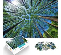Arbres dans la forêt Nature Puzzle de 1000 pièces pour Adultes Jouet éducatif Anti-Stress Améliorer la mémoire 38x26cm