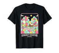 Arbres de Maison locaux de Gumdrop Mountain Candyland, Paysage de Bonbons T-Shirt