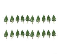 Arbres de Modélisme 6cm Hauteur pour Sand Table | Pack de 20 unités, hauteur 6cm, idéal pour réseaux ferrés, dioramas et décors urbains réalistes