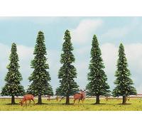Arbres De Noch H0, Tt, N (25240): 5 Modèle de Sapin