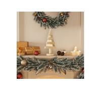 vidaXL Arbres de Noël en bois pour décoration 2 pcs 30 cm pin massif