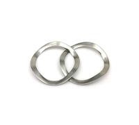 Arbres De Roulement En Acier Inoxydable M3-M16 À M25 304, Joint De Rondelle À Ressort De Type Crête À Trois Vagues(100pcs M4x8x0.3mm)