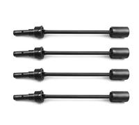 Arbres de transmission RC compatibles avec TRAXXAS pour E-Revo pour VXL 86086-4 1/10 RC - Pièces de modification de voiture en acier - Noir