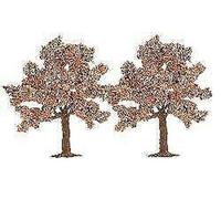 Arbres En Fleurs 45Mm De Haut (Paquet De 2) N/TT Échelle Busch 6623
