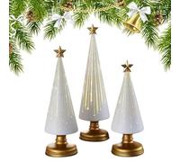 Arbres Étoilés Nocturnes | 3 Pièces Décoration de Noël en Résine | Décoration Maison Pour Salon Chambre Voiture École Fête Thanksgiving Classe - pour Chambre Salon Appartement École Salle de Classe Vo