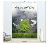 Arbres solitaires (Calendrier mural 2026 DIN A2 horizontal) calendrier de bureau: Un hommage poétique à la majesté et à la force tranquille des ... intemporels de la nature et des saisons.