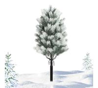 Arbres topiaires artificiels d'extérieur | Topiaire réaliste résistant aux UV | Faux arbustes à aiguilles de pin - pour décoration d'intérieur, jardin, cour, porche, terrasse, pelouse, allée, allée