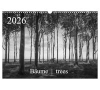 Arbres trees 2026, Version française (Calendrier mural 2026 DIN A3 portrait), Calendrier CALVENDO mensuel
