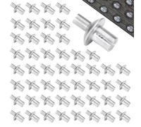 Arbulleros en aluminium aveugles - Rivets de tête, rivets à tirer | Dome Pop Pop Rivet Type d'expansion Rivet Rivette d'expansion, Moyenne en aluminium de tête Rivetas