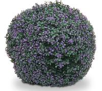 Arbuste artificiel HWC-L77, boule de buis plante décorative Buxus plante artificielle, Outdoor Ø 55cm ~ lilas