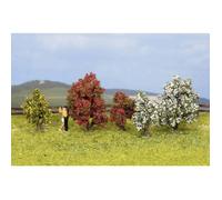 Arbustes en fleurs - NOCH - Miniatures - Lot de 5 pcs. - Pour modélisme ferroviaire