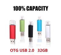 ARBUYSHOP Nouveau Design Métal OTG USB Flash Drives Stockage Externe Pen Drive 32GB Pendrives pour téléphone Android USB Cadeau de bâton