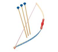 Arc + 3 flèches en bois des JO 2024 - Multicolore - 93 cm