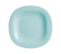 ARC 5919301 Assiette Carine en verre, Opale plate, Couleur Turquoise, Carré, 27 x 27 cm, Glass