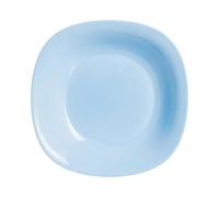 ARC 5919902 Assiette Carine en verre, Opale Fond, Couleur Turquoise, Carré, 21 cm, Glass