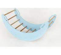 Arc à grimper bois balançoire "Moon" | Triangle d'escalade pour enfants | Jouets Montessori | Rockerboard aire de jeux