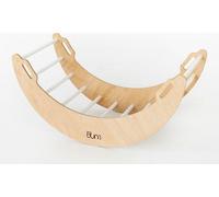 Arc à grimper bois balançoire "Moon" | Triangle d'escalade pour enfants | Jouets Montessori | Rockerboard aire de jeux