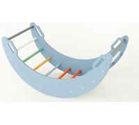 Arc à grimper bois balançoire "Moon" | Triangle d'escalade pour enfants | Jouets Montessori | Rockerboard aire de jeux