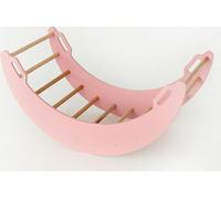 Arc à grimper bois balançoire "Moon" | Triangle d'escalade pour enfants | Jouets Montessori | Rockerboard aire de jeux