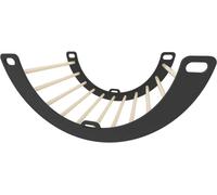Arc à grimper bois balançoire noir | Triangle d'escalade pour enfants | Jouets Montessori | Rockerboard Meubles de jeu