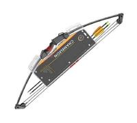 Arc à poulies - EK Archery - Chameleon Noir - Puissance réglable 10-15 lbs - Longueur flèches 68 cm - Mixte