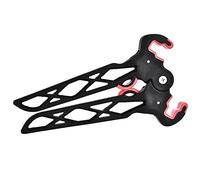 Arc à poulies Stand Portable Pliable Archery Bow Stand Compound Bow Holder Support de Montage pour tir à l'arc tir à la Cible(Longue)