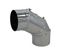 Arc à segments Bertrams Vle 17SBV110RV Ø 110 x 1930 mm, avec fermeture de nettoyage, 4 parties, acier inoxydable 2000 .4301
