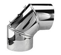 Arc à segments Bertrams VLE-Plus 19SBRV225 Ø 225 x 1930 mm, avec fermeture de nettoyage, 3 parties, acier inoxydable V4A