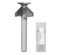 Arc Bending Integrated Router Bit, 1/4 Inch Shank Milling Cutter with Tungsten Steel Blade, R8 Radius for Solid Wood MDF Particle Board, Cabinet Door Wall Molding Profiling Tool